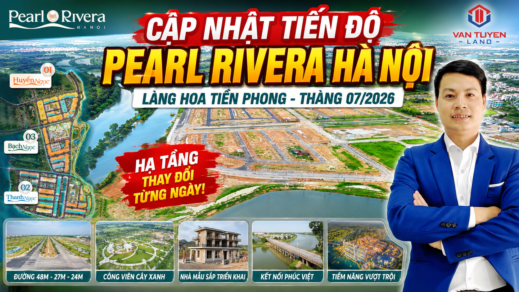 cap nhat du an pearl rivera Ha noi
